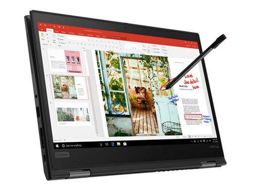 Lenovo Thinkpad X390 Yoga 20Nn - Conception Inclinable - Intel Core i7 - 8565U / 1.8 Ghz - Win 10 Pro 64 Bits - UHD Graphics - 16 Go Ram - 512 Go SSD Tcg Opal Encryption 2, Nvme - 13.3" Ips Écran Tactile 1920 X 1080 (Full Hd) - Wi-Fi 5 - 4G Lte - Noir -