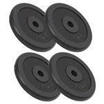 Gym 2 PC Plaque de Poids Barbell Disque en Fonte de