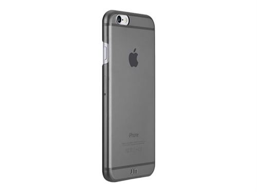JustMobile Tenc - Achterzijde behuizing voor mobiele telefoon - dof zwart - voor Apple iPhone 6s