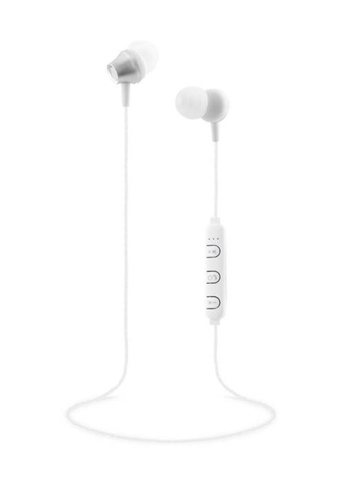 T'nB STEEL SERIES - In-ear hoofdtelefoons met micro - inwendig - Bluetooth - draadloos - zilver