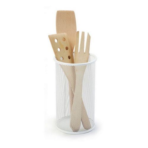 Pot pour ustensiles de cuisine Confortime Blanc (ø 12 x 20 cm)