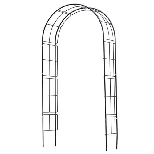 Nature Arco Da Giardino In Metallo 229x38x113 Cm Nero