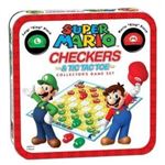 NINTENDO - Jeu de Dames + Tic Tac Toe Super Mario Boite Metal'UK Only'