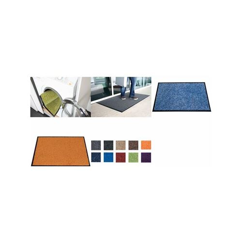 miltex miltex tapis anti-salissure eazycare color, 900 x 1.500 mm, noir