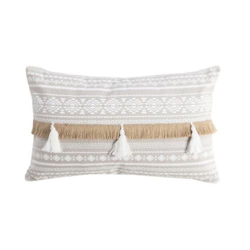 DEKO & CO Coussin imprimé et déhoussable Galapagos - 30 x 50 cm