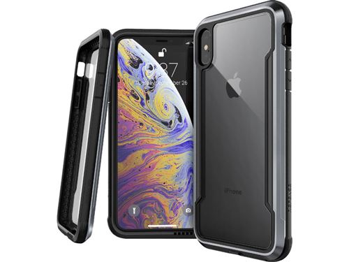 Accessoire Téléphone Mobile X-Doria Defense Shield Noir - Coque de protection pour iPhone XS Max