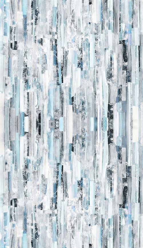 HOMEMANIA Tapis Imprimé Blue Wood 1 - 60 x 100 cm