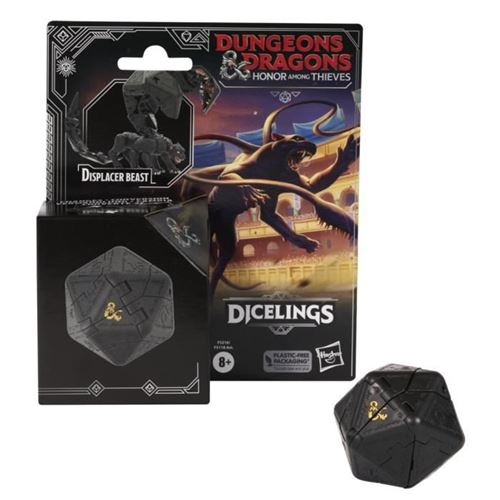 Figurine de collection bete éclipsante convertible en d20 géant, monstre-dé Dicelings D&D, Dungeons & Dragons L'honneur des voleurs