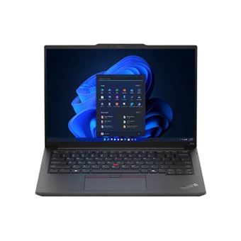Lenovo ThinkPad E14 Gen 6 21M7 - Conception de charnière à 180 degrés - Intel Core Ultra 7 - 155H / jusqu'à 4.8 GHz - Win 11 Pro - Intel Arc Graphics - 32 Go RAM - 1 To SSD TCG Opal Encryption 2, NVMe - 14" IPS 1920 x 1200 - Gigabit Ethernet - Wi-Fi 6