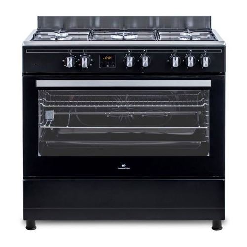 Non Communiqué Noir Cuisiniere Piano Four Multifonctions Catalyse Continental Edison Cecp9060bdd 95 L Affi