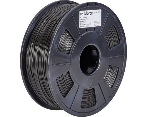 Renkforce RF-4511188 Filament PLA 1.75 mm 1000 g noir
