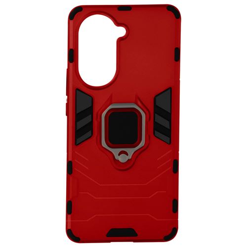 Coque pour Huawei Nova 10 Pro Hybride Antichoc Bague Métallique Support Avizar Rouge
