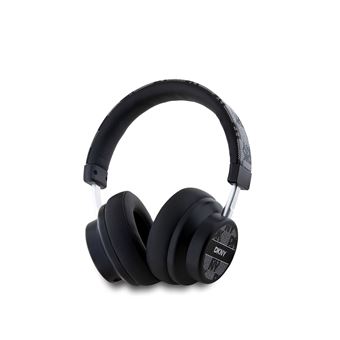 Casque Audio Sans Fil Bluetooth 5.3 Motif à Carreaux en Cuir DKNY Noir - 1