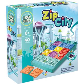 Casse-tête Asmodee Zip City Logiquest