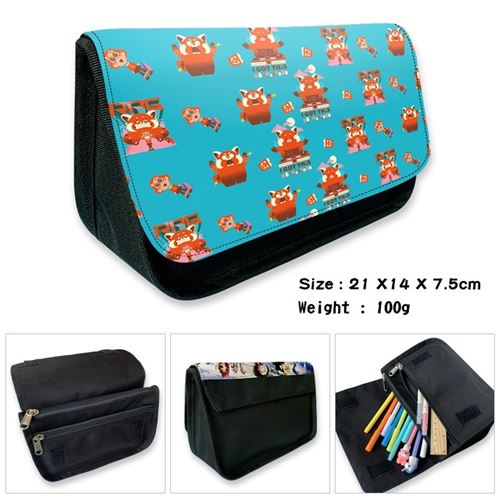 Trousse à crayon Turning Red pour Garçon et Filles (PC5629) 21x14x7.5 cm Multicolore