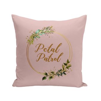 Fabulous Housse de coussin rose Petal Patrol Cercle Fleurs [40x40 cm] - 1