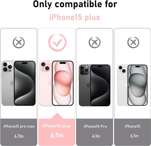 Pack Accessoires IPhone 16 Pro Max : Coque Silicone Transparente + 2 Verres Trempés + Protections Caméra