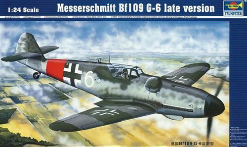 Messerschmitt Bf 109 G-6 Sp&auml;te Version - 1:24e - Trumpeter