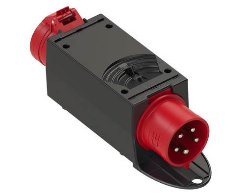 Non Communiqué Noir Adaptateur Cee 32 A, 16 A 5 Pôles Pce Pc Electric 9436432 400 V Rouge,