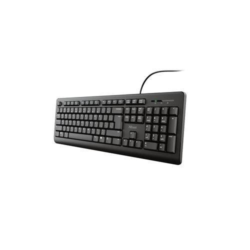 Trust TK-150 clavier USB QWERTY Italien Noir