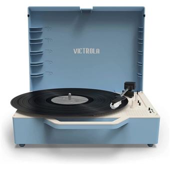 Platine vinyle victrola re-spin eco conçue bleu