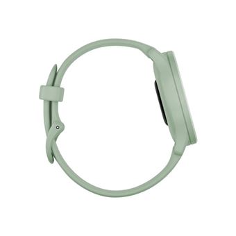 Montre connectée Garmin Vivomove Sport Argent avec bracelet Vert d'eau