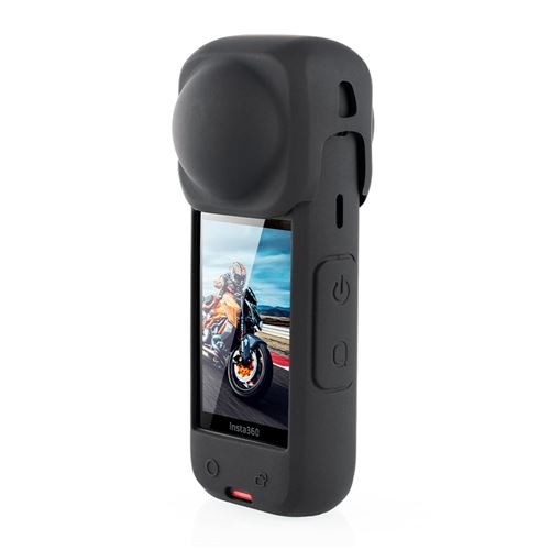 Non Communiqué Protection D'objectif Szsmart Pour Insta 360 X4 + Coque En Silicone Pour Appareil Photo