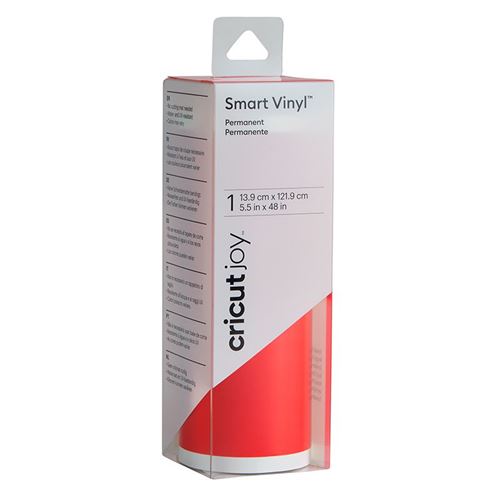 cricut Joy Smart Vinyl Permanent 13,9x121,9cm Rot