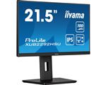 iiyama ProLite XUB2292HSU-B6 - Écran LED - 22" (21.5" visualisable) - 1920 x 1080 Full HD (1080p) @ 100 Hz - IPS - 250 cd/m² - 1000:1 - 0.4 ms - HDMI, DisplayPort - haut-parleurs - noir mat