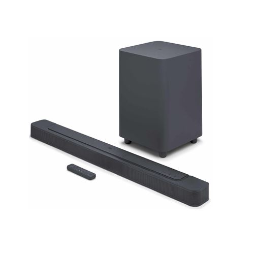 JBL Bar 500 - Système de barre audio - pour home cinéma - Canal 5.1 - sans fil - Bluetooth, Wi-Fi 6 - Contrôlé par application - noir