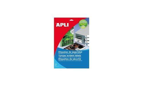 Etiquette ultra résistante laser 45,7 x 21,2 mm apli - blanche - pochette de 480 - blanc - apli