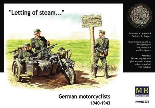 German Motorcyclists 1940-42 - 1:35e - Master Box Ltd.