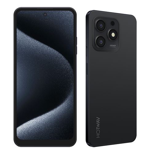 HOTWAV NOTE 13 Max Téléphone Portable 6.8 Android 14, 5160mAh, 16(6+10)Go+256Go, 48MP+16MP,Empreinte digitale/Face ID/Dual SIM 4G - NOIR