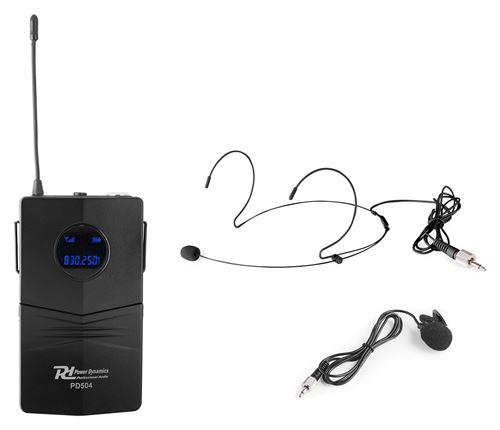 Power Dynamics Pd504Bp Kit Micro Transmetteur Audio Sans Fil Pd504