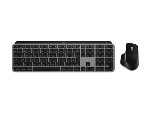 Logitech Master Series Mx Keys S Combo For Mac Ensemble Clavier Et Souris Full Size Qwertz Allemand Sideral Peripherique D'entree Gris de Inmac Wstore - Image 3