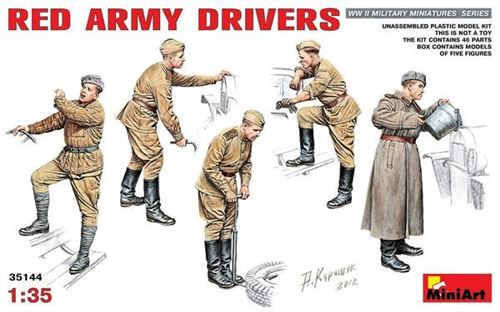 Red Army Drivers - 1:35e - Miniart
