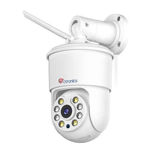 Ctronics 5MP Caméra Surveillance Extérieure 3G/4G LTE, Carte SIM, Détection Humain/Véhicule/Animaux, Suivi Auto, Vision Nocturne Couleur, Cloud/128GB TF, Tout-Métal
