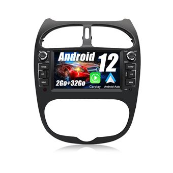 Autoradio AWESAFE Android pour Peugeot 206 (2002-2010) 2Go+32Go Carplay  Android Auto - Autoradio - Achat & prix