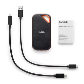 SanDisk Extreme PRO Portable V2 - SSD - 4 To - externe (portable) - USB 3.2  Gen 2x2 - AES 256 bits - Disques durs externes