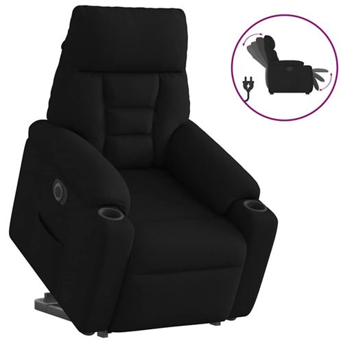 Vidaxl Noir Fauteuil Inclinable Électrique - Image 3
