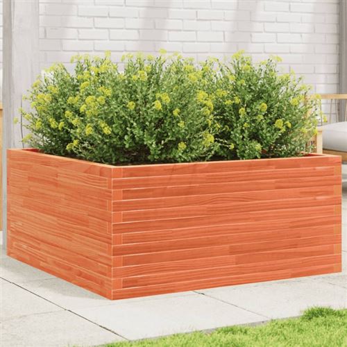 Vidaxl Marron Jardinière Cire 100X100x46 Cm Pin - Image 2