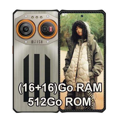 IIIF150 Air2 Ultra 5G Smartphone 32Go (16+16) RAM /512Go ROM, 6.78 FHD+ 120Hz Caméra 100MP 5000mAh GPS Dual SIM - Argent