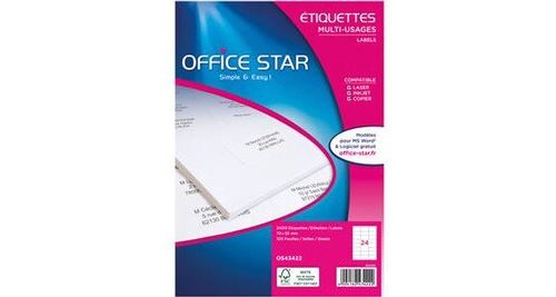Etiquettes 70 x 35 mm x 2400