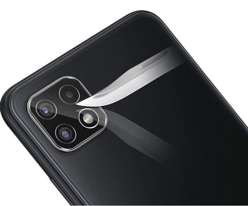 Film protecteur verre trempé pour Samsung Galaxy A22 5G SM-A226B taille  6.6+ Coque de protection noir souple - VISIODIRECT - au meilleur prix