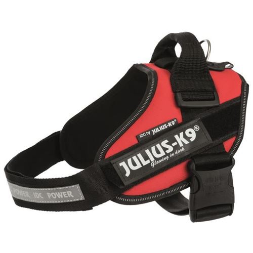 JULIUS-K9 IDC® Power Harness - Red - Size M: Chest circumference 58 - 76 cm