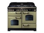 Falcon Classic Deluxe Collection TERRE 110 - Cuisinière (four à deux étages) - pose libre - largeur : 109.2 cm - profondeur : 67 cm - hauteur : 93 cm - avec système auto-nettoyant - minéral vert