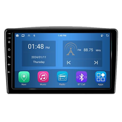 Autoradio RoverOne® Bluetooth CarPlay Android Auto Navigation 4Go RAM 64Go ROM pour Toyota Land Cruiser 10 J100 100 1998-2007
