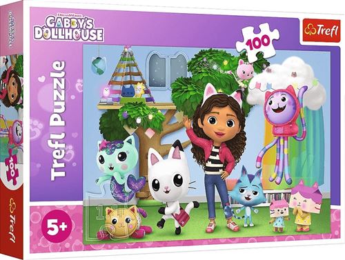 Non Communiqué Puzzle Gabby's Dollhouse 100 Piéces