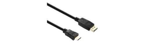 HDGear - Adapterkabel - DisplayPort male naar HDMI male - 1.5 m - zwart