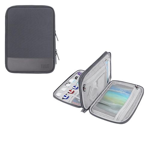 Housse de rangement,Câble de voyage organisateur sac chargeur fils  numérique Gadget pochette USB casque étui - Type D Gray Bag - Cdiscount  Maison